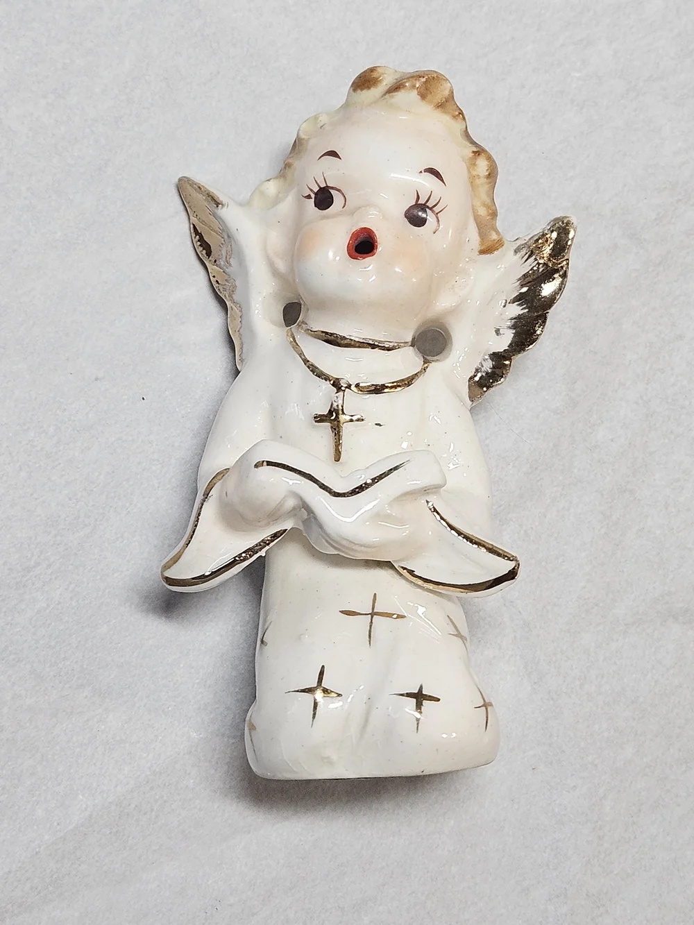 Vintage Artmark Porcelain Singing Choir  Angel Figurine Figure